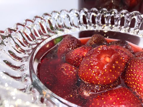 Видео: Ելակի Մուրաբա կոնյակով և առանց Եփելու / Strawberry 🍓 Preserve / Клубничное Варенье  с Коньяком