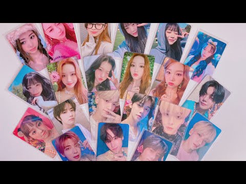 Видео: распаковка карт txt, le sserafim, loona, billlie