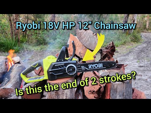 Видео: Аккумуляторная бензопила Ryobi — это БУДУЩЕЕ? | One+ HP 18V OCS1830BL
