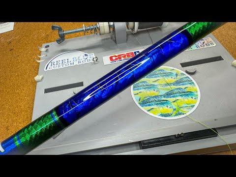 Видео: Как добавить инкрустацию из абалона: изготовление удилищ по индивидуальному заказу