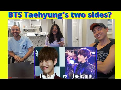 Видео: BTS TAE TAE против Taehyung - Две стороны Кима Тэхёна | BTS V Moments | реакция