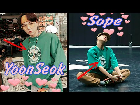 Видео: Юнги забрал футболку у Хосока. | Юнсоки