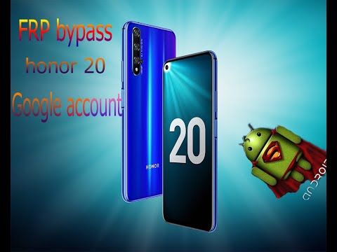 Видео: FRP Honor 20 YAL-L21 EMUI 9.1.0 Сброс аккаунта гугл.