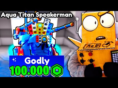 Видео: ПОЛУЧИЛ АКВАТИТАН СПИКЕРМЕНА 0.02%! 100000 РОБУКСОВ! 96 СЕРИЯ ROBLOX Toilet Tower Defense