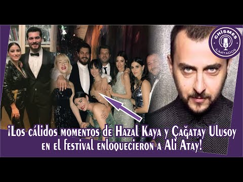 Видео: Теплые минуты Хазал Кая и Чагатая Улусоя на фестивале свели Али Атая с ума!