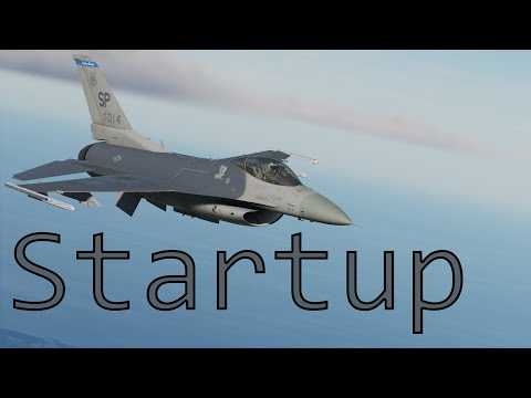 Видео: Запуск DCS F-16