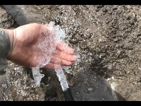 Видео: Водоносный песок в мелах.