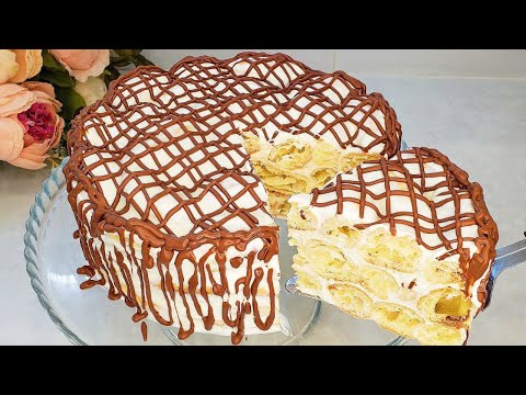 Видео: Торт: "ДАМСКИЕ ПАЛЬЧИКИ"! Невероятно лёгкий, воздушный, в меру сладкий