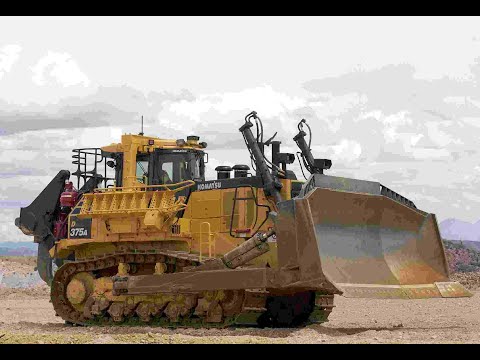 Видео: Диагностика гидросистемы бульдозера KOMATSU 375A