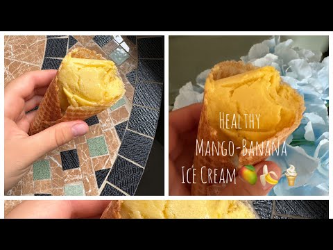 Видео: Healthy and delicious mango-banana ice cream🍦🥭🍌😋Рецепт вкусного десерта из 2-х ингредиентов😊🍨