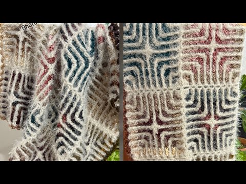 Видео: Легко вязать крючком! Потрясающие результаты! Как сделать одеяло с мотивами крючком #crochet #diy