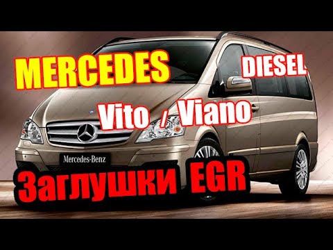 Видео: Vito EGR Заглушки Удаление