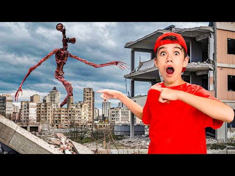 Видео: СИРЕНОГОЛОВЫЙ В Реальной жизни ! Мы разговаривали с SIREN HEAD !!!