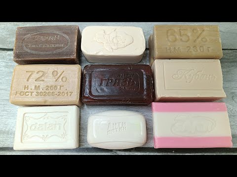 Видео: Soap Cutting🧼ASMR🔪Резка сухого мыла 🧼 25