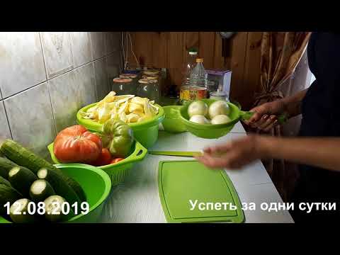 Видео: 12.08.2019 Салат "Донской" на зиму из СССР. Заготовки 🥫.