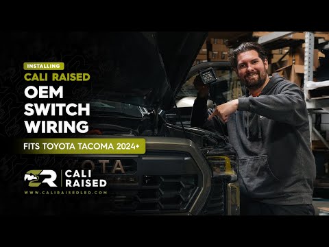 Видео: Как подключить дополнительные переключатели 2024 Toyota Tacoma / Cali Raised LED
