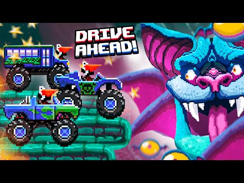 Видео: ТАЧКИ МОНСТРЫ Против БОССА! Безумные СРАЖЕНИЯ в Drive Ahead от Cool GAMES