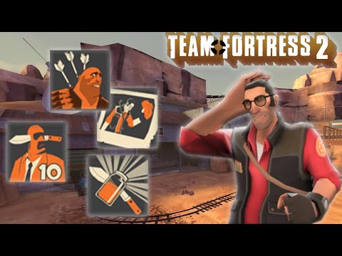 Видео: [TEAM FORTRESS 2] Обзор на все достижения СНАЙПЕРА #tf2 #snipertf2 #тф2