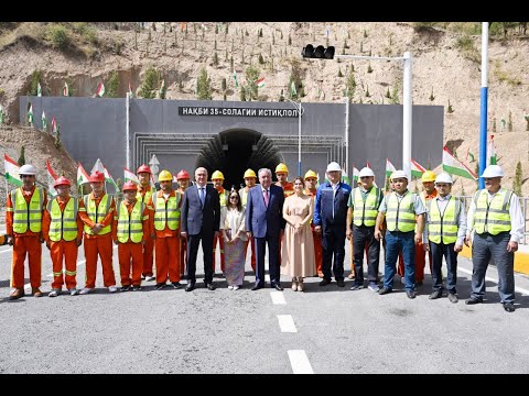 Видео: Сарвари давлат муҳтарам Эмомалӣ Раҳмон ба фаъолияти роҳи Роғун-Обигарм-Нуробод оғоз бахшидандА