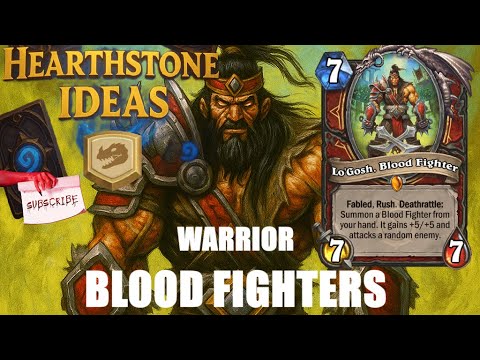 Видео: Blood Fighters - Warrior ®Стандартный игровой процесс Hearthstone