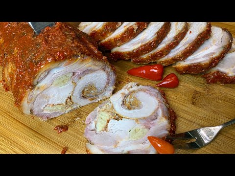 Видео: Свиной рулет в пикантном соусе | Pork roll | Խոզի գլանակ