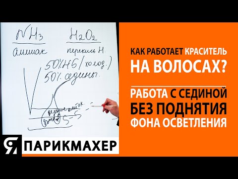 Видео: Работа с сединой без поднятия фона осветления. Как работает краситель на волосах?