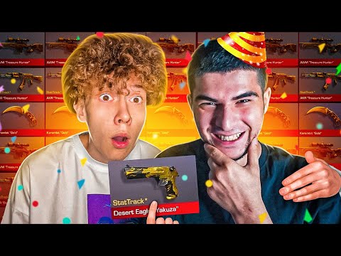 Видео: Я СДЕЛАЛ ЕМУ САМУЮ ДОРОГУЮ ПРОКАЧКУ НА ЕГО ДЕНЬ РОЖДЕНИЯ В STANDOFF 2 0.20.0 🎁🎉🥳