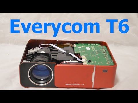 Видео: Чистка проектора от пыли Everycom T6