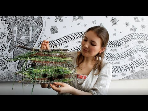 Видео: Панно из трав "Турун". Мастер-класс по флортекстилю.