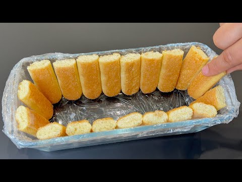 Видео: Десерт без выпечки ‼️ Вы можете сделать его за 10 минут, используя всего несколько ингредиентов! 🍑🤩