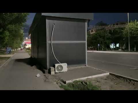 Видео: Evening Navoi city main avenue / Вечерный Навои главный проспект