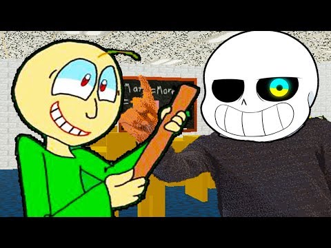 Видео: БАЛДИ + АНДЕРТЕЙЛ! ДИРЕКТОР САНС! - Baldi's Basics In Education And Learning + Undertale