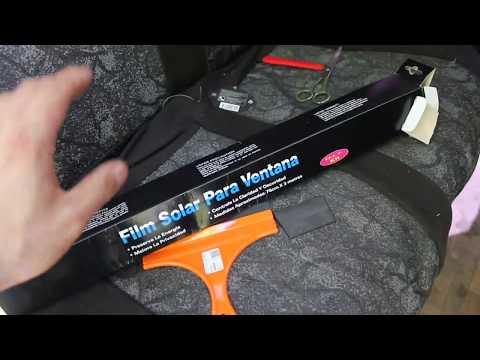 Видео: Тонировка окон Газели - светопропускание 2%