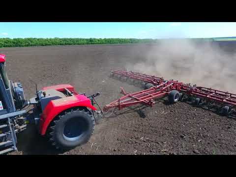 Видео: Работа в поле у клиента Белагро культиватора КПМ 16