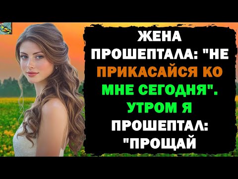 Видео: ЖЕНА ПРОШЕПТАЛА: "НЕ ПРИКАСАЙСЯ КО МНЕ СЕГОДНЯ". УТРОМ Я ПРОШЕПТАЛ: "ПРОЩАЙ