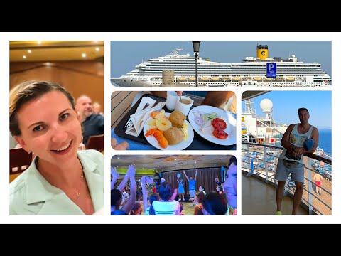 Видео: Целый День на Лайнере Costa Fortuna в Открытом Море 🌊 Круиз День 10 🛳️ Влог 31.07.2023
