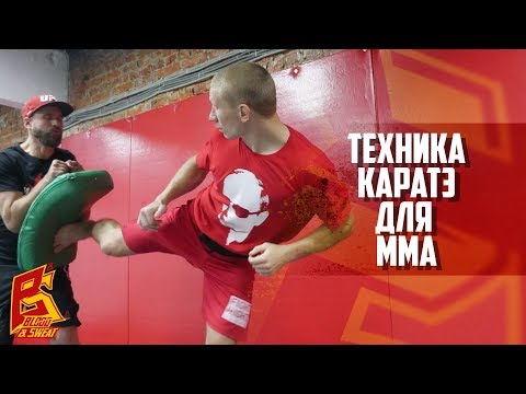 Видео: Каратэ чемпиона ММА. Техника для смешанных единоборств - Александр Матмуратов и Максим Дедик