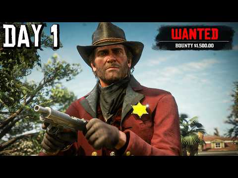 Видео: Я стал полицейским в RDR 2 (пользовательский мод)