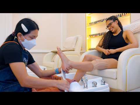 Видео: ASMR: Первоклассный педикюр и дизайн ногтей в Bangkok Spa