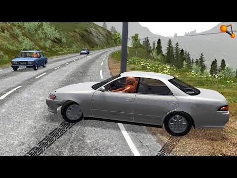 Видео: ДО ПЕРВОГО СТОЛБА! СМЕРТЕЛЬНЫЕ ШАШКИ НА МАРК 2 | BeamNG.drive