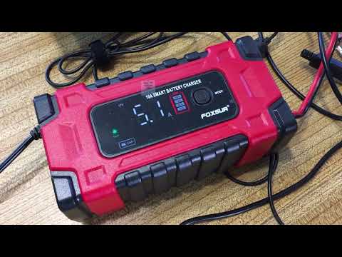 Видео: Foxsur FBC122410E 12/24 вольта - характеристики и обзор зарядного устройства.