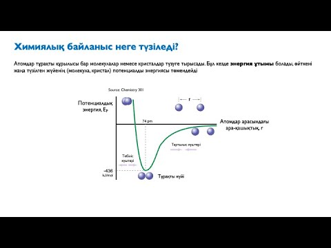 Видео: 6.1. Химиялық байланыс қалай түзіледі?