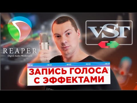 Видео: Запись голоса с эффектами (VST плагинами) в Reaper