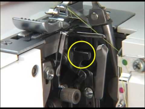 Видео: Заправка коверлока Minerva M4000CL