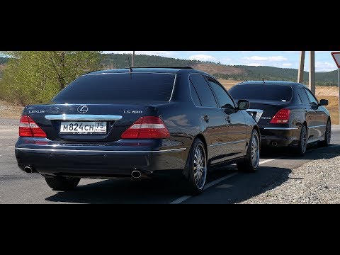 Видео: Чистокровный японец против Lexus: Crown Majesta против LS430