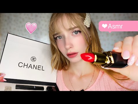 Видео: АСМР *Макияж айдолу*🥺🎀 первый день визажиста💄 к-поп *звуки для сна* Makeup for an Idol
