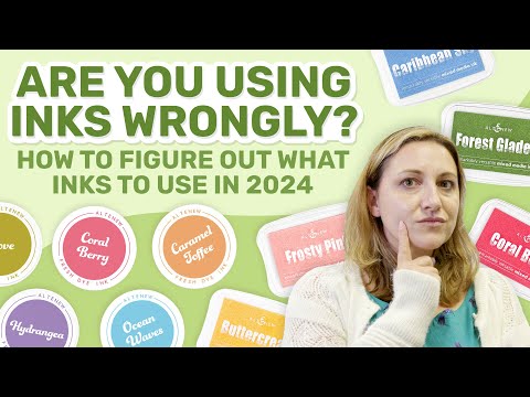 Видео: Стоит ли использовать пигментные чернила или чернила на основе красителя для изготовления открыток?