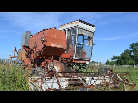 Видео: Комбайны "Енисей" (СССР)