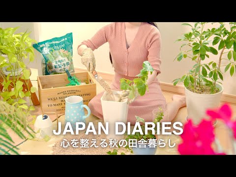 Видео: День в сельской местности осенью для женщины около 30 лет