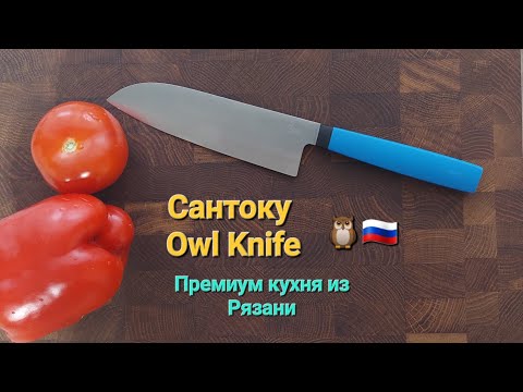 Видео: Сантоку SA160 Owl Knife - лучший нож для кухни.